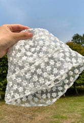 Flower Pattern Lace Bucket Hat - HouseofHalley