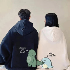 Dinosaur Couples Hoodie