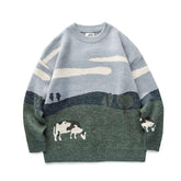 Green Farm Sweater