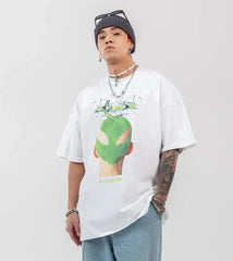 Green Head 3d Pattern Printed T-shirt