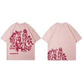 Harajuku Cartoon Graphic Oversized T-Shirt