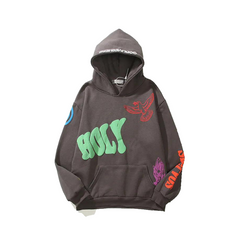 Harajuku "HOLY" print Hoodie
