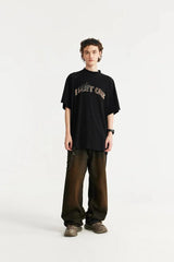 I DON'T CARE Ripped Oversized T-Shirt