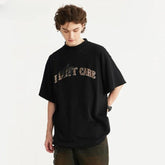 I DON'T CARE Ripped Oversized T-Shirt