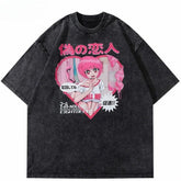 Japanese Anime Girl Oversize T-Shirt