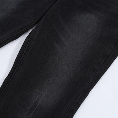 Retro Micro-Lar Ripped Antique Jeans