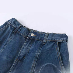 Retro Washed Cargo Jeans