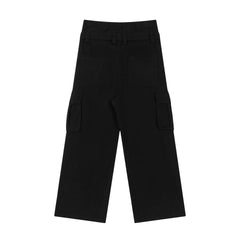 Retro Double Waist Camouflage Cargo Pants