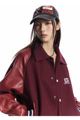 80 90 Retro Leather Jacket