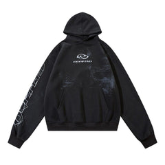 Splashed Ink Colorful Hoodie