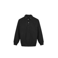 Retro Polo Buttoned Wool Sweater
