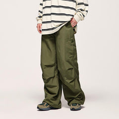 Wide Leg Paratrooper Pants