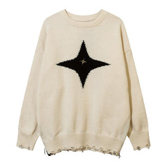 Y2K "Star Light" Knitted Sweater