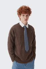 Tattered Loose Sweater