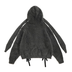 Winter Fleece-lined Thickened Ear Hooded Jacket