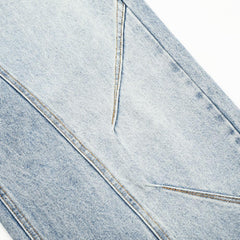 Retro Split Stitch Denim Jeans