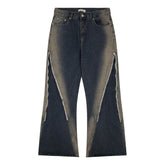 Micro Flared Wide Leg Jeans