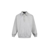 Retro Polo Buttoned Wool Sweater