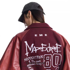 80 90 Retro Leather Jacket