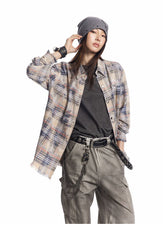 Vintage Woven Pinstripe Shacket