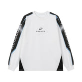 Racing Style Retro Loose Sweater