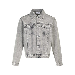 Autumn Winter Retro Washed Denim Jacket