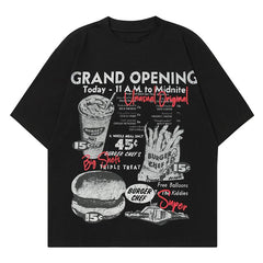 Grand Opening Loose Cotton T-Shirt