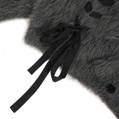 Winter Fleece-lined Thickened Ear Hooded Jacket
