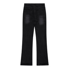 Retro Micro-Lar Ripped Antique Jeans