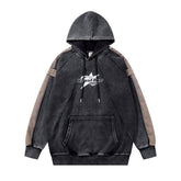 Star Emblem Contrast Hoodie