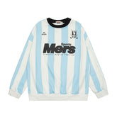 Retro Striped Sports Top