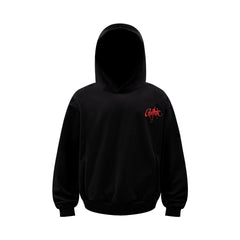 Embroidered Letters Loose Fit Hoodie