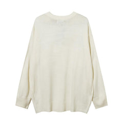 Zipper Basic Oversized Sweater