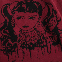 Angry Anime Girl Sweater