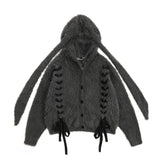 Winter Fleece-lined Thickened Ear Hooded Jacket