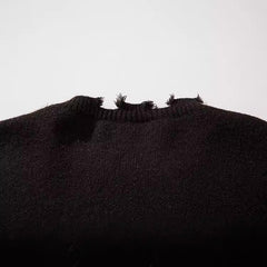 Scribbled Chaos Knitted Sweater