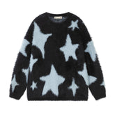 Fur Stars Knitted Sweater