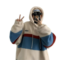 Korean Style Fleece Hoodie