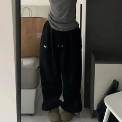 Korean Thick Wide Leg Sweatpants