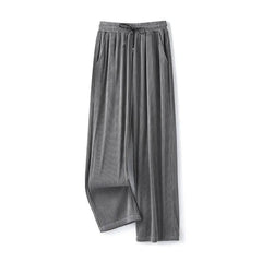Loose Ice Silk Pants