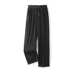 Loose Ice Silk Pants