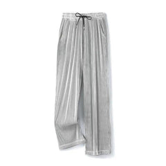 Loose Ice Silk Pants