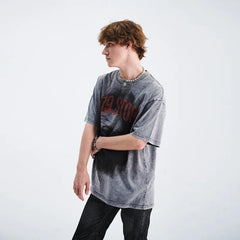 Direct Spray Character Print T-Shirt