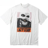 Masked Man Printed Oversize T-Shirt