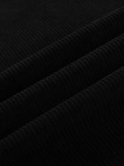 Men Slant Pocket Corduroy Pants