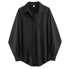 Oversize Solid Basic Shirt