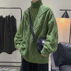Oversized Turtleneck Knitted Sweater