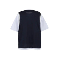 Paneled Fake Two Pieces T-Shirt