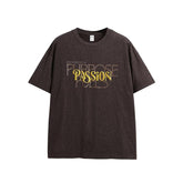 Casual Letter Printed "Passion" T-Shirt