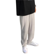 Pleated Straight Oversized Casual Pant